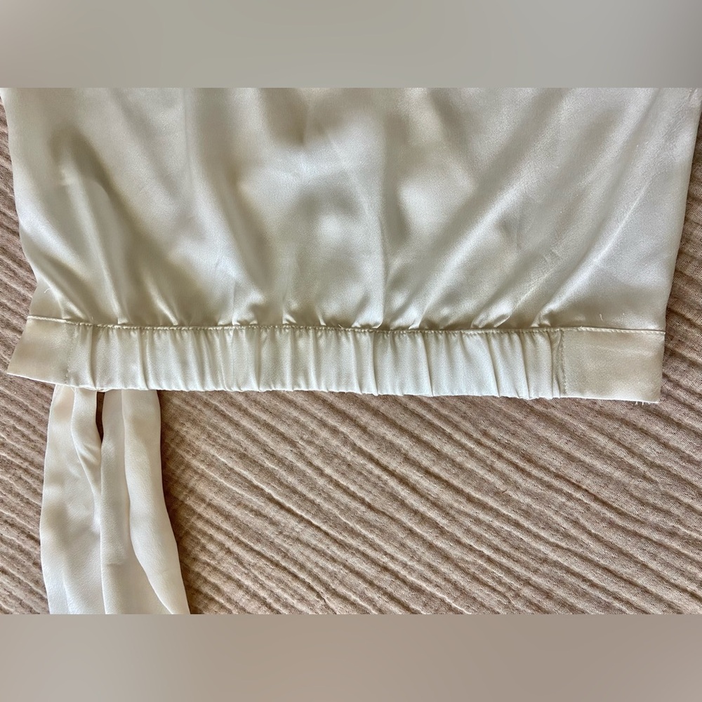 Abercrombie & Fitch Cream Satin Blouse - Picture 6 of 9